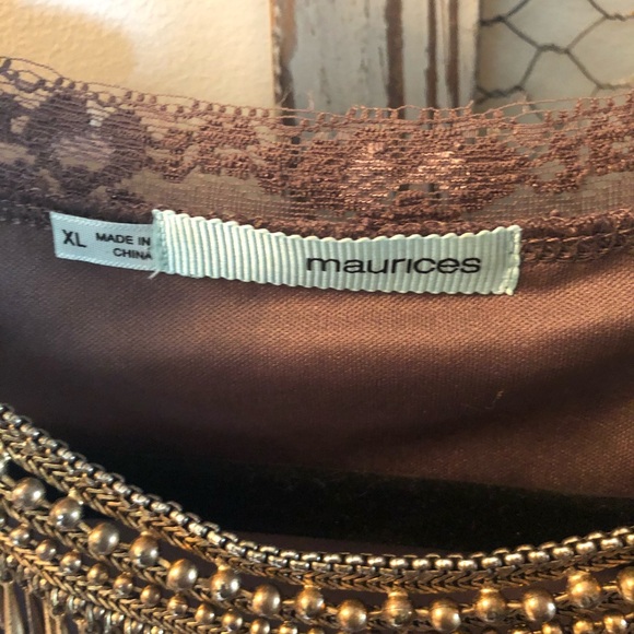 Beautiful lace faux wrap top - Picture 4 of 4